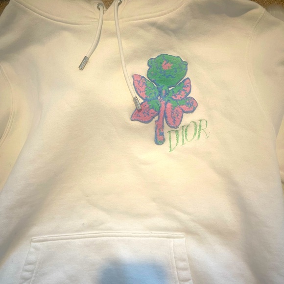 DIOR MEN ×Alex Foxton Flower Hoodie Spring/Summer 2020 Collection by Kim Jones - Picture 1 of 4